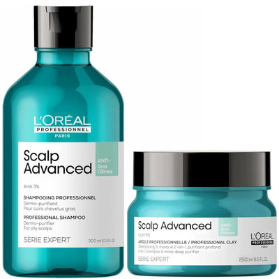 L'Oréal Professionnel Serié Expert Scalp Advanced Anti-Oiliness 2-in-1 Deep Purifier Clay Hair Mask 250ml