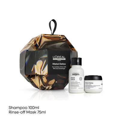 L'Oreal Professionnel - Serie Expert Metal Detox Minis Bauble Gift Set 100ml, 75ml