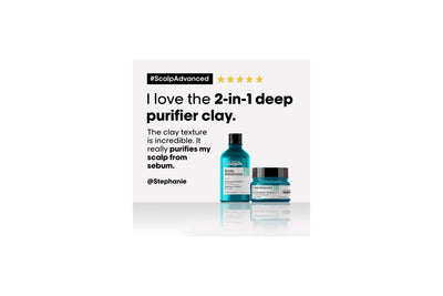 L'Oréal Professionnel Serié Expert Scalp Advanced Anti-Oiliness Hair Shampoo and Mask Duo