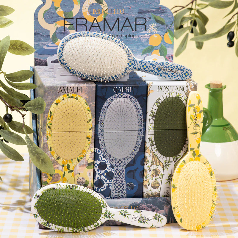 Framar Limoncello Detangle Brush Amalfi, Positano, Capri